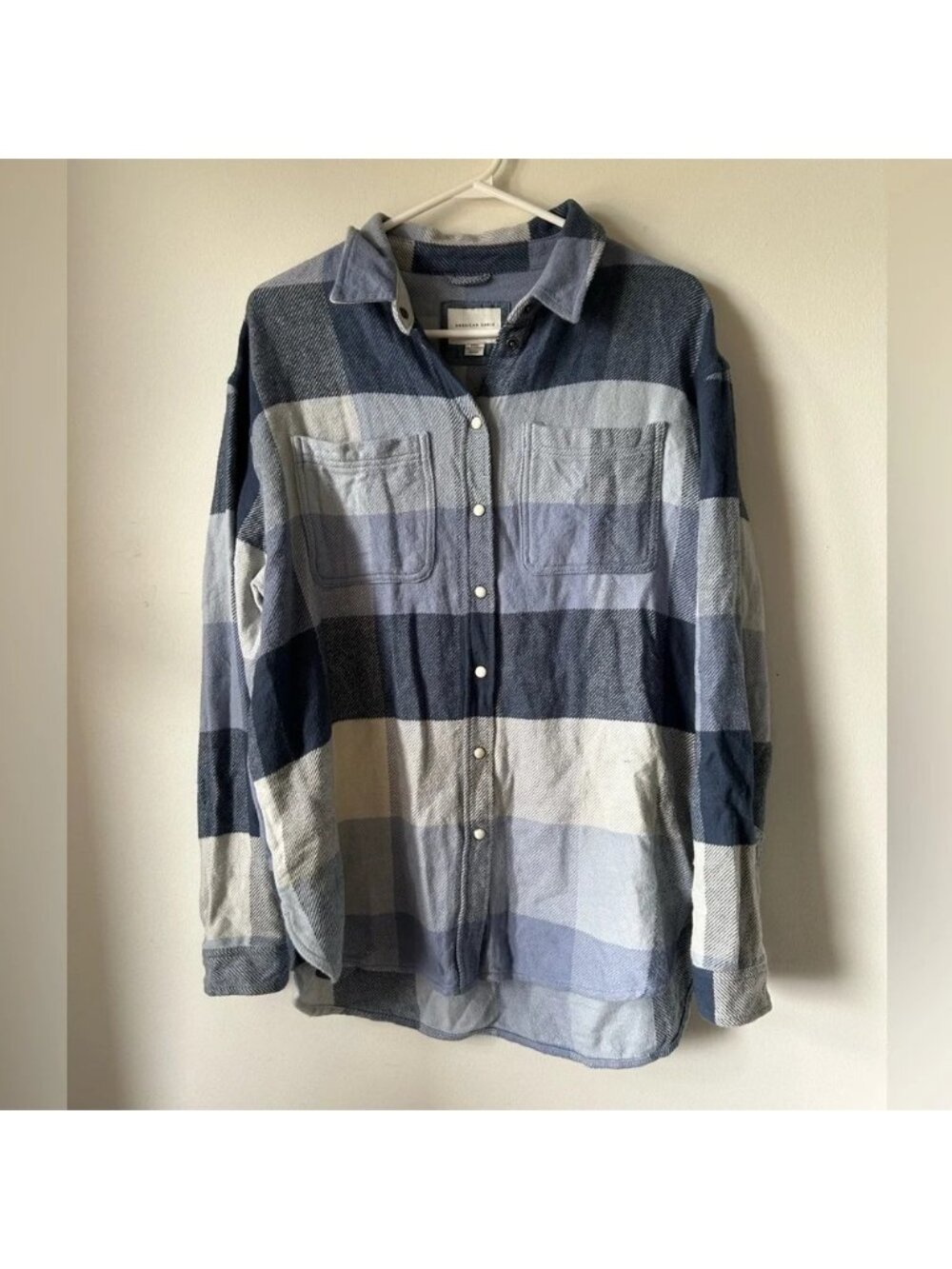 American Eagle Blue Flannel